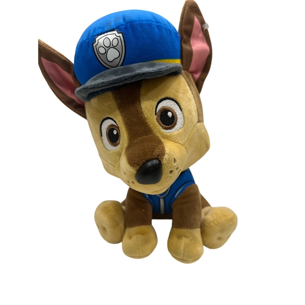 Paw Patrol Chase Plush Police Dog -‎ Blue Uniform Stuffed Toy